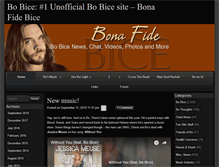 Tablet Screenshot of bonafidebice.com